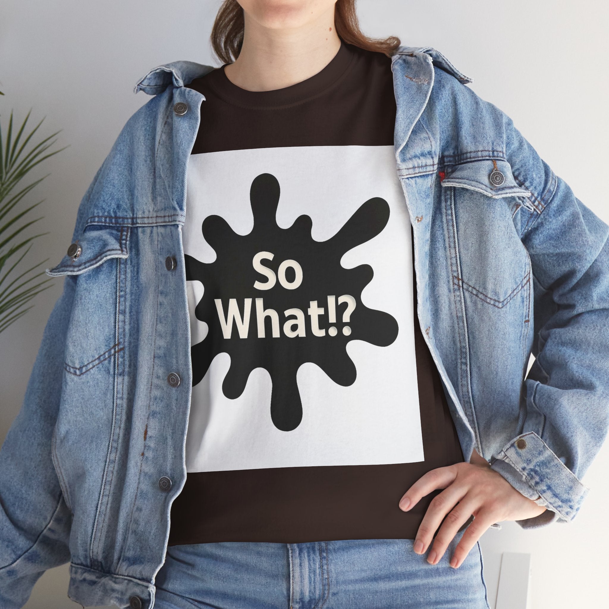 T-shirt Logo So What!? Unisex