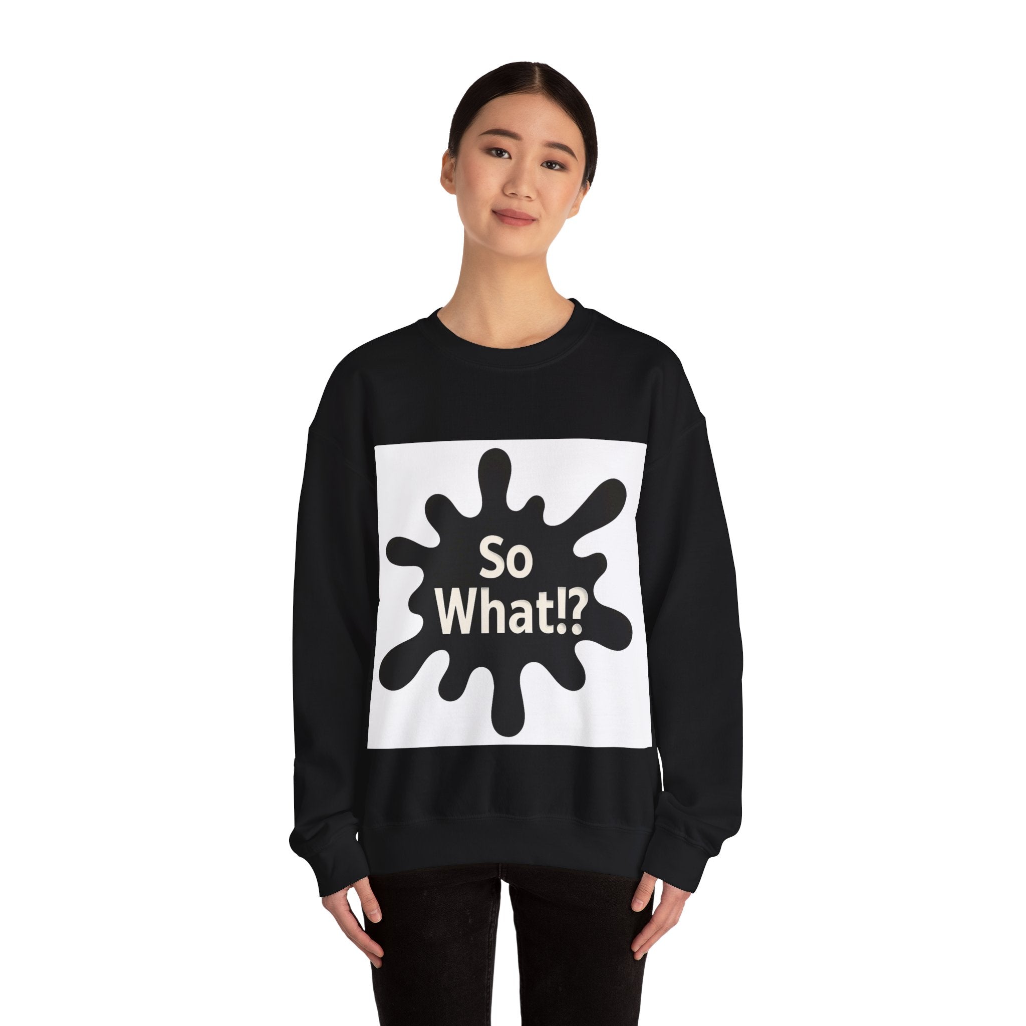 Sweatshirt Logo So What!? UNISEX