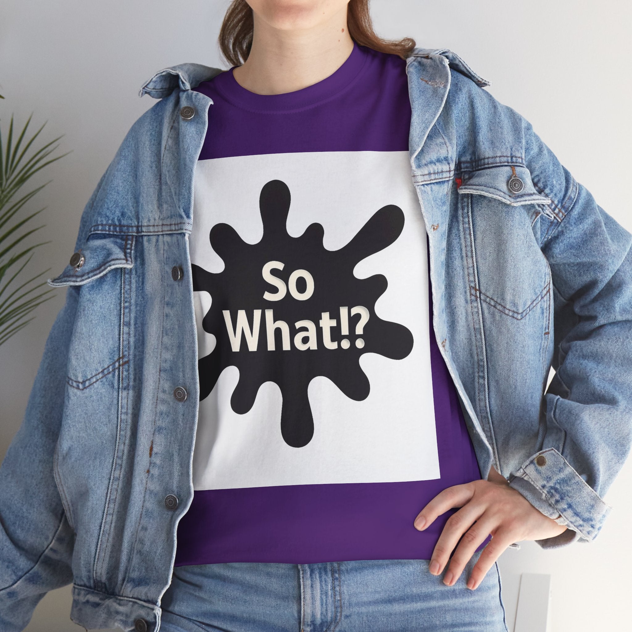 T-shirt Logo So What!? Unisex