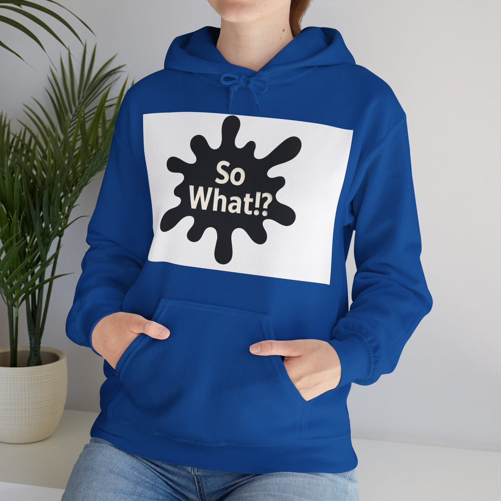 Sweatshirt Logo So What!? Unisex