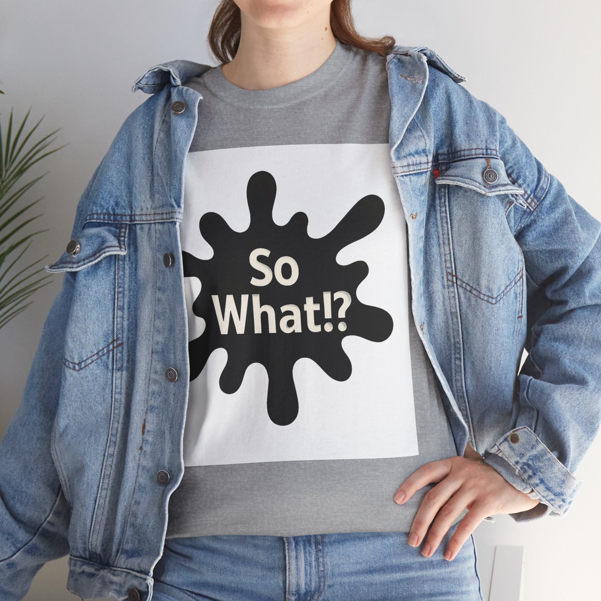 T-shirt Logo So What!? Unisex