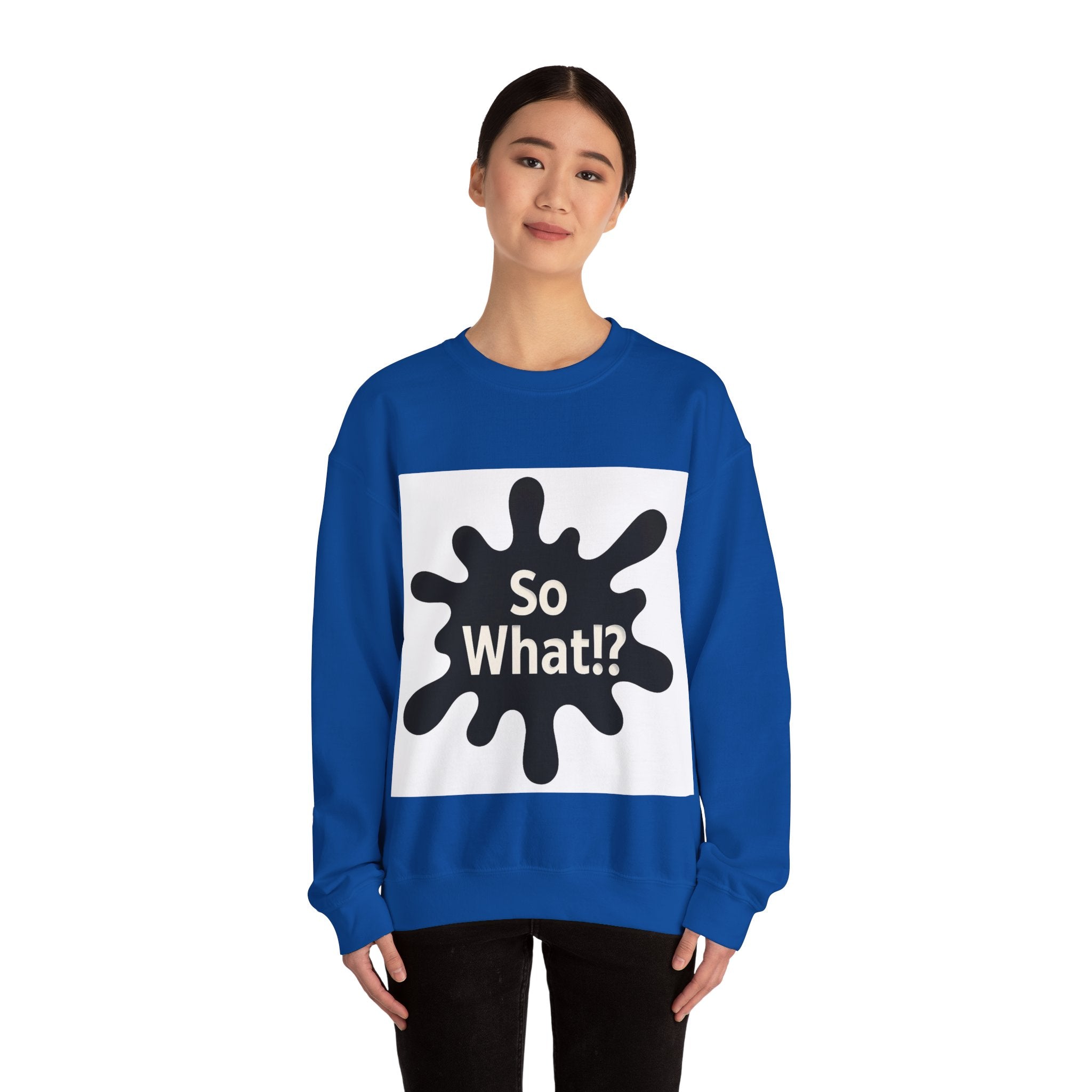 Sweatshirt Logo So What!? UNISEX