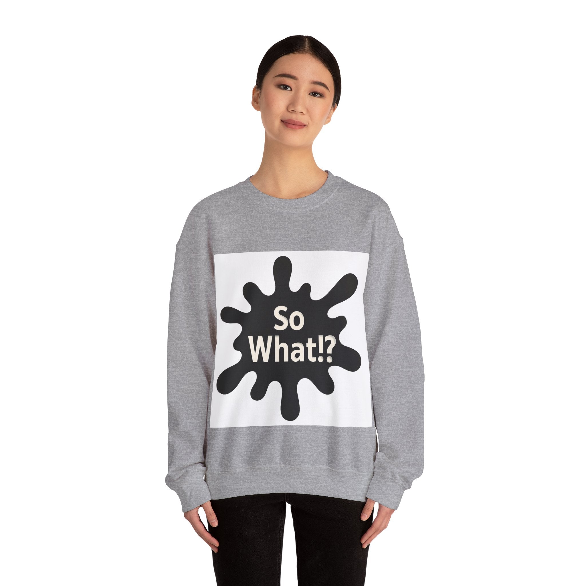 Sweatshirt Logo So What!? UNISEX