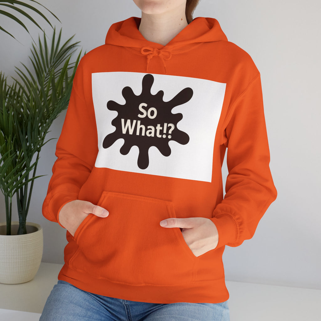 Sweatshirt Logo So What!? Unisex