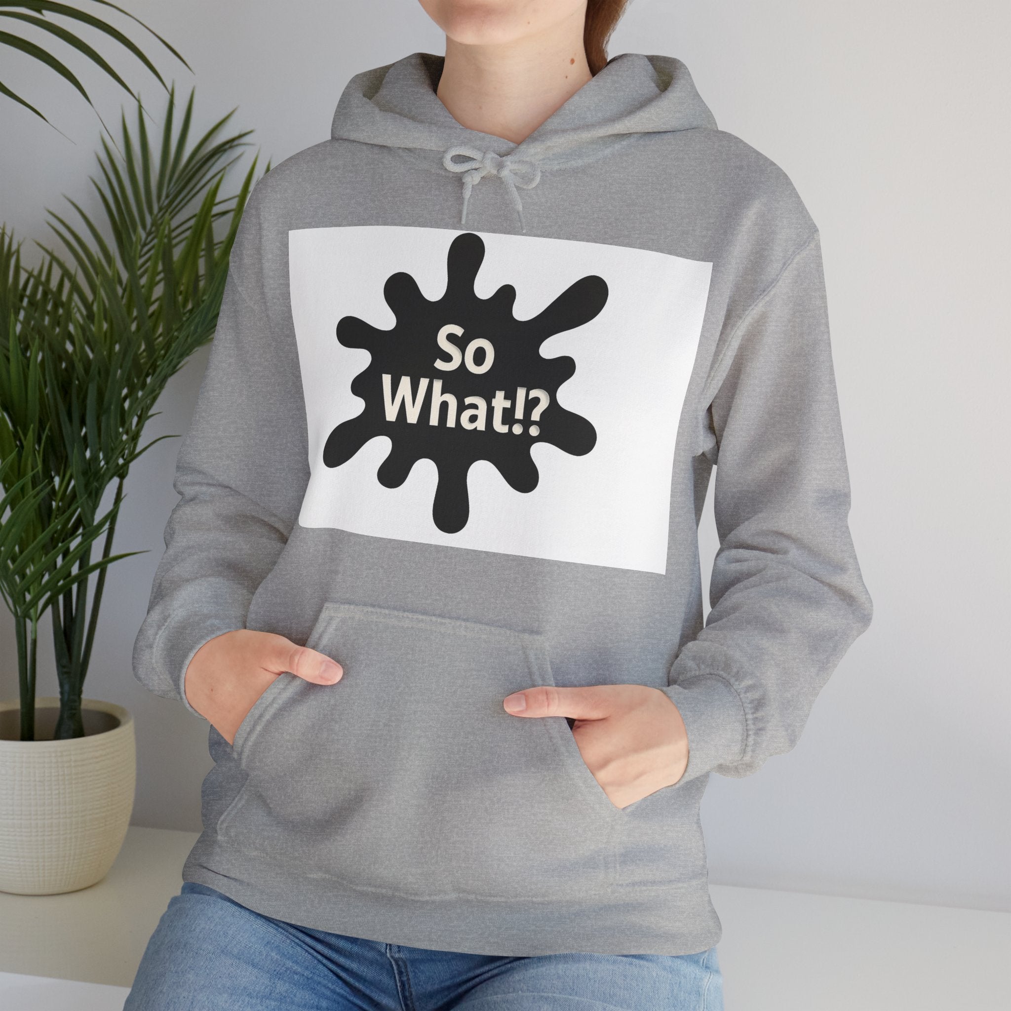 Sweatshirt Logo So What!? Unisex