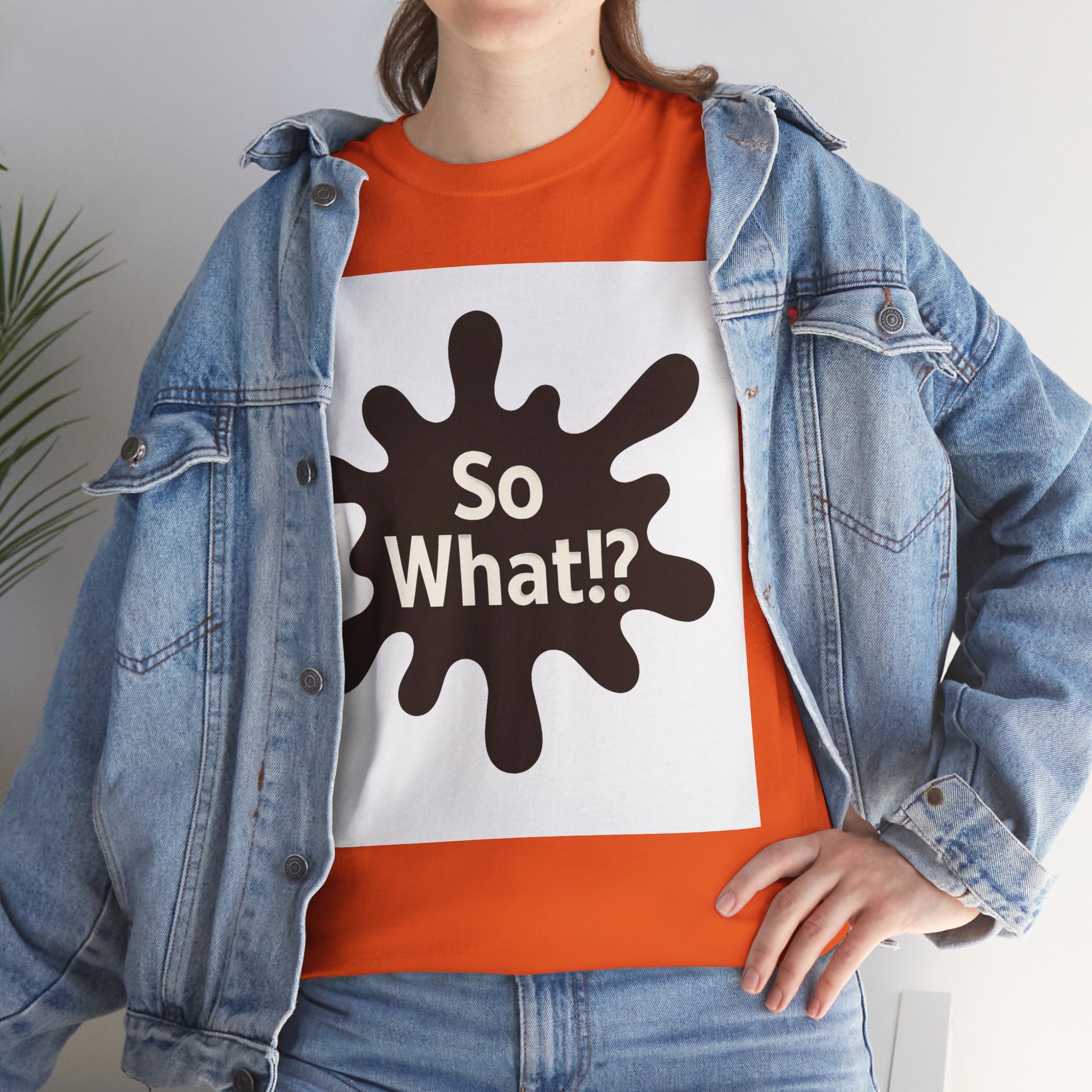 T-shirt Logo So What!? Unisex